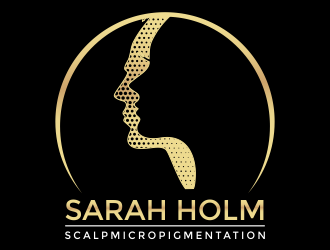 Sarah Holm    Scalp MicroPigmentation logo design by aldesign