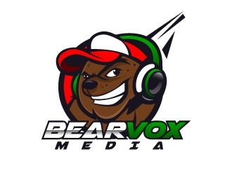 BearVox media logo design by mawanmalvin