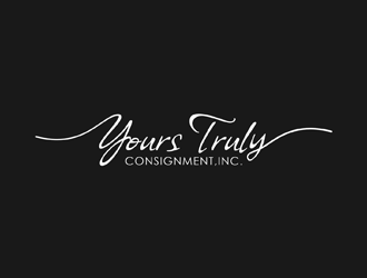 WE KNOW YOURE GONNA LOVE THIS STORE      -    20 year celebration          -    Yours Truly Consignment,Inc. logo design by alby