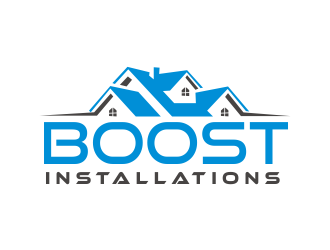 Boost installations  logo design by Greenlight