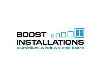 Boost installations  logo design by kopipanas