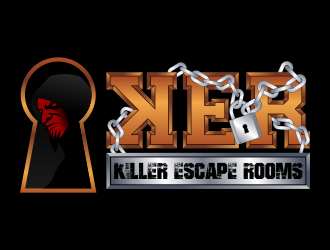 Killer Escape Rooms logo design by Kruger