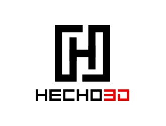 Hecho3D.com logo design by MarkindDesign
