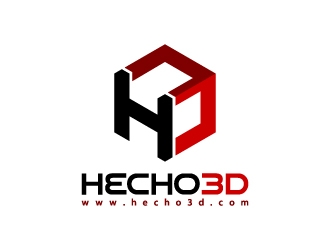 Hecho3D.com logo design by logoesdesign