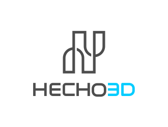 Hecho3D.com logo design by SmartTaste