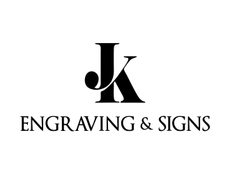 JK Engraving & Signs logo design by JessicaLopes