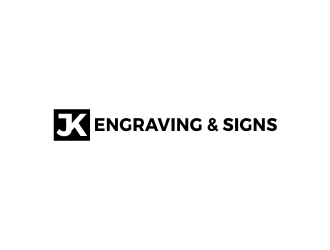 JK Engraving & Signs logo design by Ibrahim