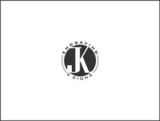 JK Engraving & Signs logo design by hole