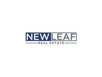 NEW LEAF REAL ESTATE logo design by bricton