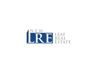 NEW LEAF REAL ESTATE logo design by bricton