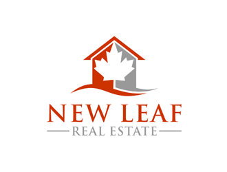 NEW LEAF REAL ESTATE logo design by bomie