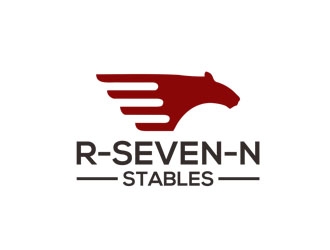 R-Seven-N Stables logo design by zluvig