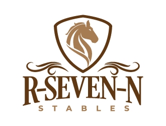 R-Seven-N Stables logo design by jaize