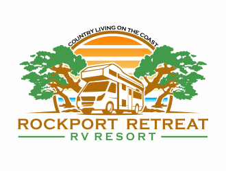 Rockport Retreat RV Resort logo design by jm77788