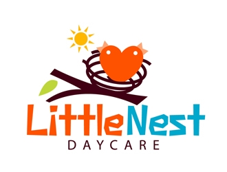 Little Nest Daycare logo design by DreamLogoDesign