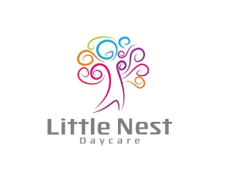 Little Nest Daycare logo design by nehel