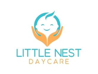 Little Nest Daycare logo design by b3no