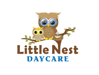 Little Nest Daycare logo design by yurie