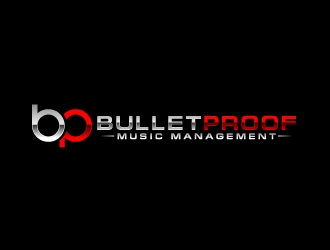BulletProof Music Management  logo design by fantastic4