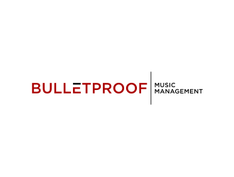 BulletProof Music Management  logo design by nurul_rizkon