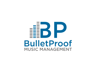 BulletProof Music Management  logo design by rief