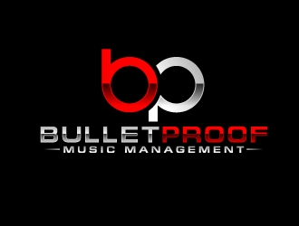 BulletProof Music Management  logo design by fantastic4