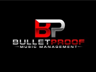 BulletProof Music Management  logo design by fantastic4