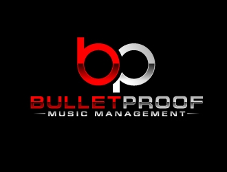 BulletProof Music Management  logo design by fantastic4