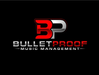 BulletProof Music Management  logo design by fantastic4