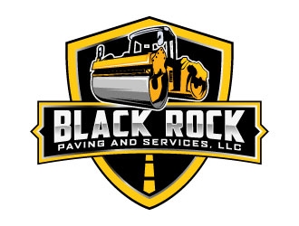 Black Rock Paving and Services, LLC logo design by daywalker