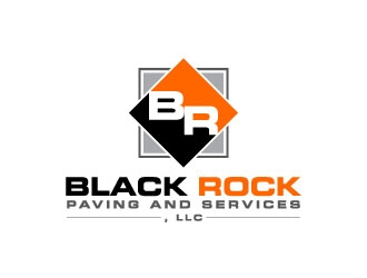Black Rock Paving and Services, LLC logo design by J0s3Ph