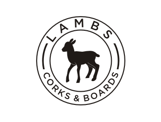 Lambs Corks & Boards logo design by Adundas