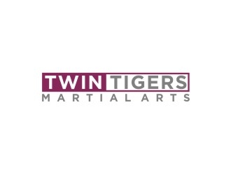 Twin Tigers Martial Arts logo design by bricton