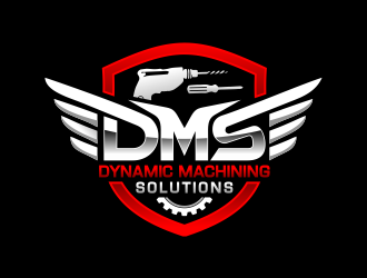 Dynamic Machining Solutions logo design by Dakon