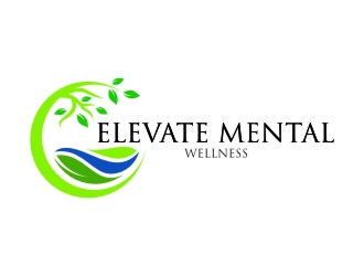 ELEVATE MENTAL WELLNESS logo design by jetzu