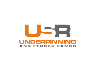 Underpinning and Stucco Ramos , USR logo design by dewipadi