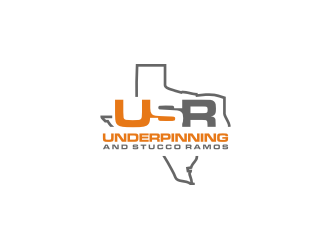 Underpinning and Stucco Ramos , USR logo design by dewipadi