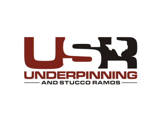 Underpinning and Stucco Ramos , USR logo design by agil