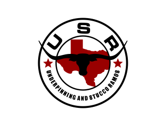 Underpinning and Stucco Ramos , USR logo design by SmartTaste