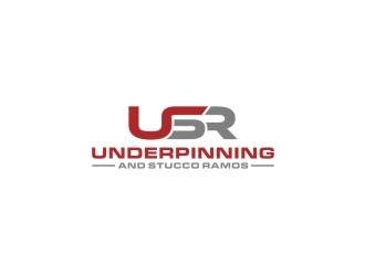 Underpinning and Stucco Ramos , USR logo design by bricton