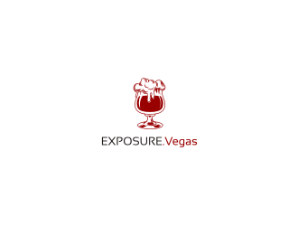EXPOSURE.Vegas logo design by logitec