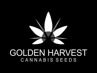 Golden Harvest Cannabis Seeds logo design by Torzo