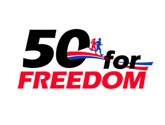 50 for Freedom logo design by megalogos