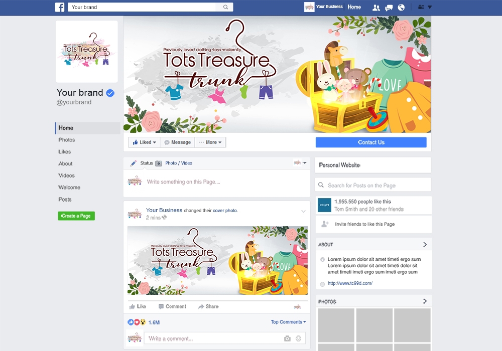 Tots treasure trunk Digital Design 48hourslogo