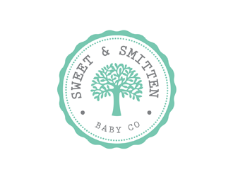 Sweet & Smitten logo design by logolady