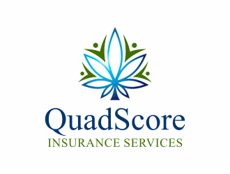 QuadScore Insurance Services logo design by ingepro