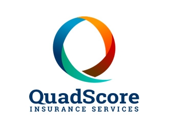 QuadScore Insurance Services logo design by Coolwanz