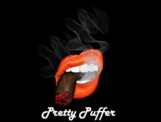 Pretty Puffer logo design by jaize