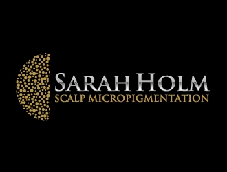 Sarah Holm    Scalp MicroPigmentation logo design by ElonStark
