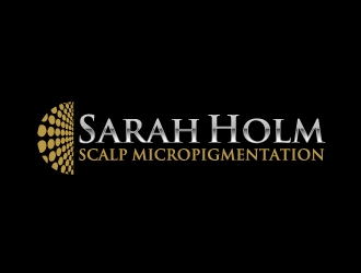 Sarah Holm    Scalp MicroPigmentation logo design by ElonStark